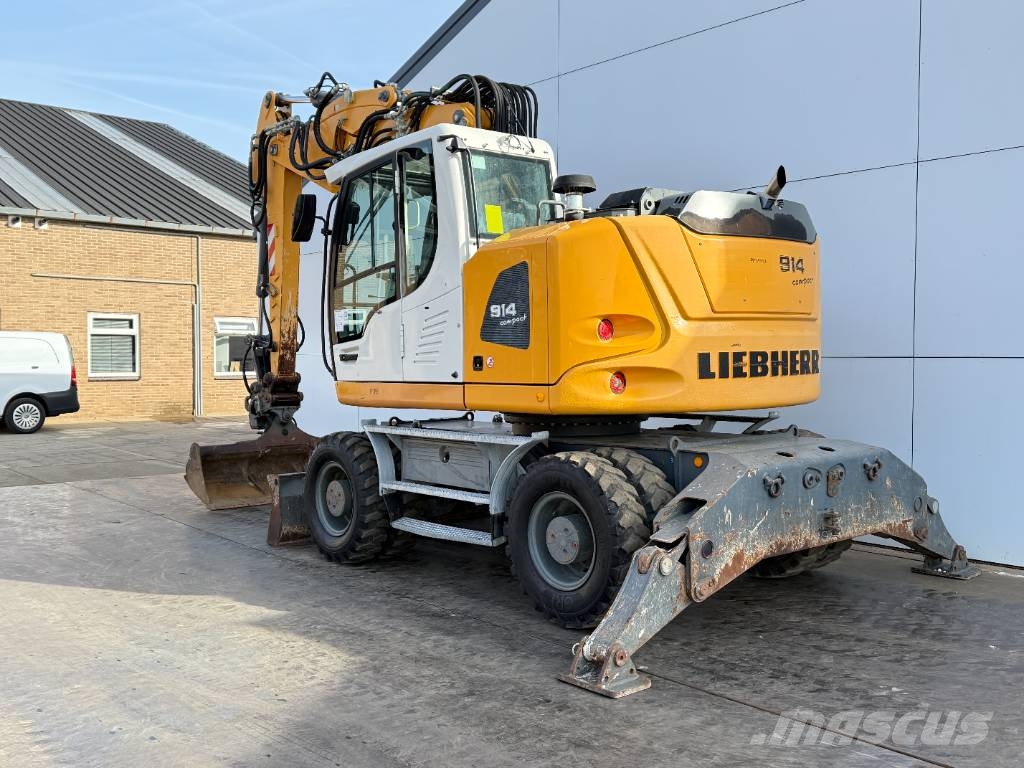 Liebherr A914 - Triple Boom / 2 extra Buckets! Bagri na kolesih