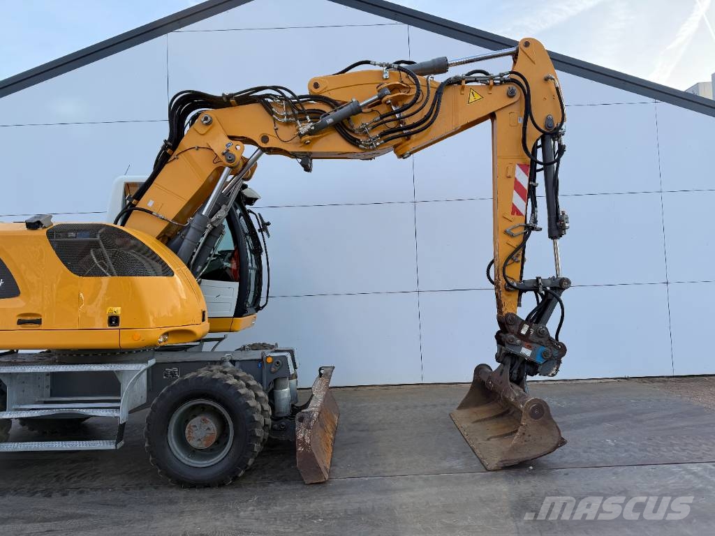 Liebherr A914 - Triple Boom / 2 extra Buckets! Bagri na kolesih