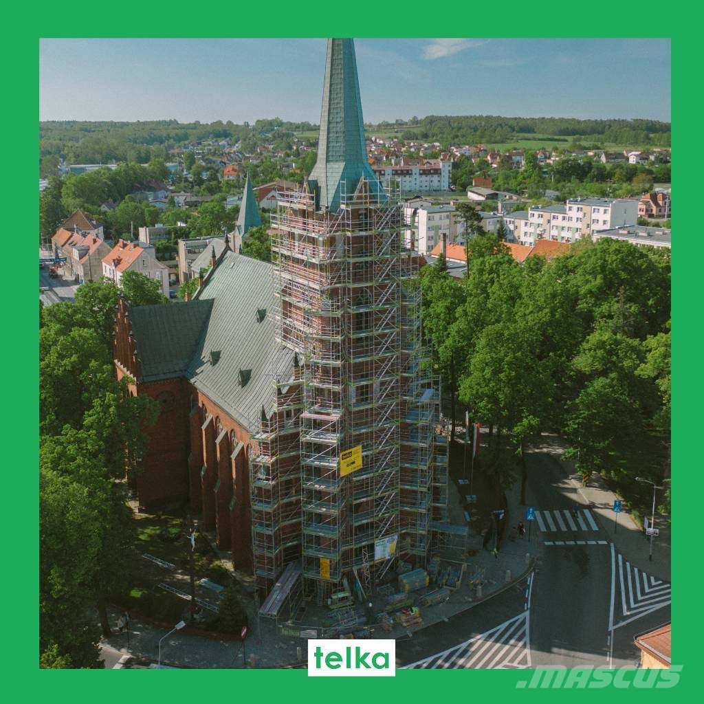  1000m² Scaffolding Gerüst échafaudage PIN74 Telka Pastolių įrengimai