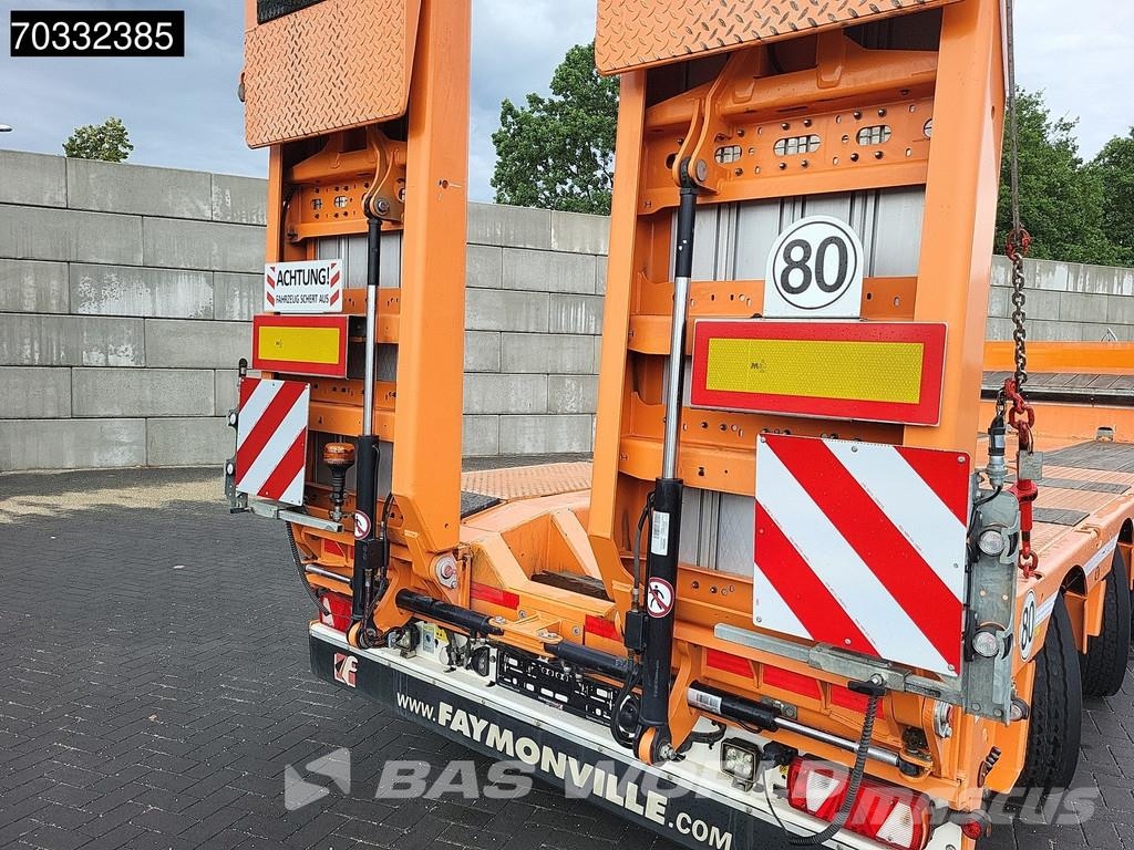 Faymonville F-S43-1AAF 3 axles Like new! Only 6.000 kms 3x Ste Žemo iškrovimo puspriekabės