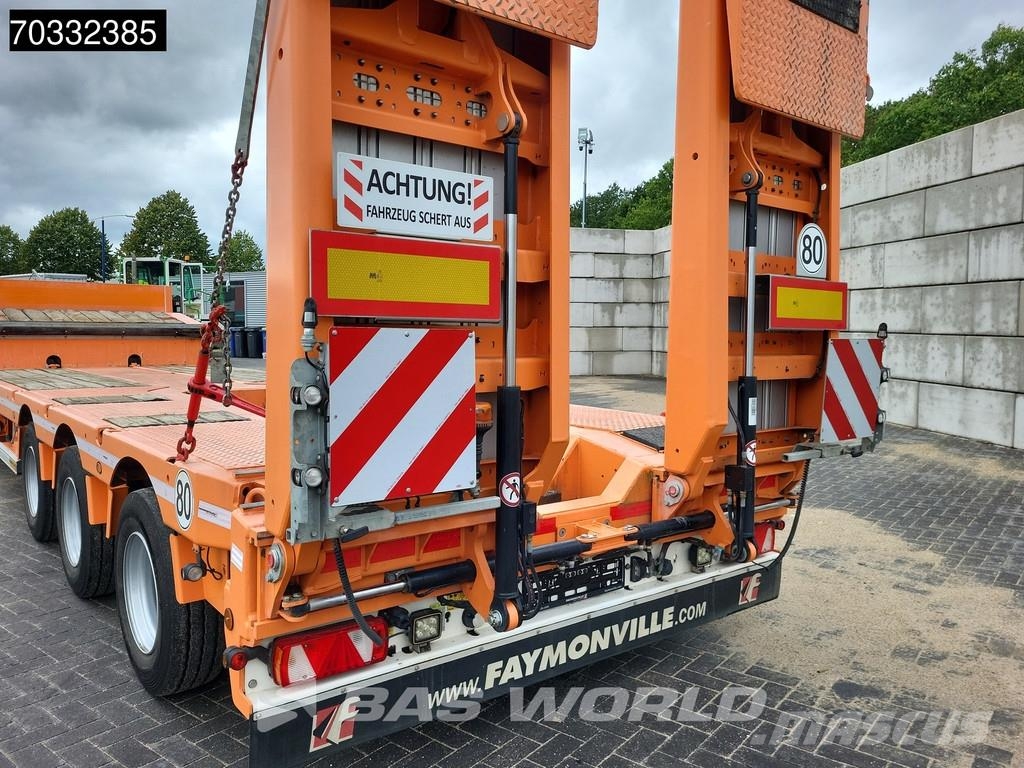 Faymonville F-S43-1AAF 3 axles Like new! Only 6.000 kms 3x Ste Žemo iškrovimo puspriekabės