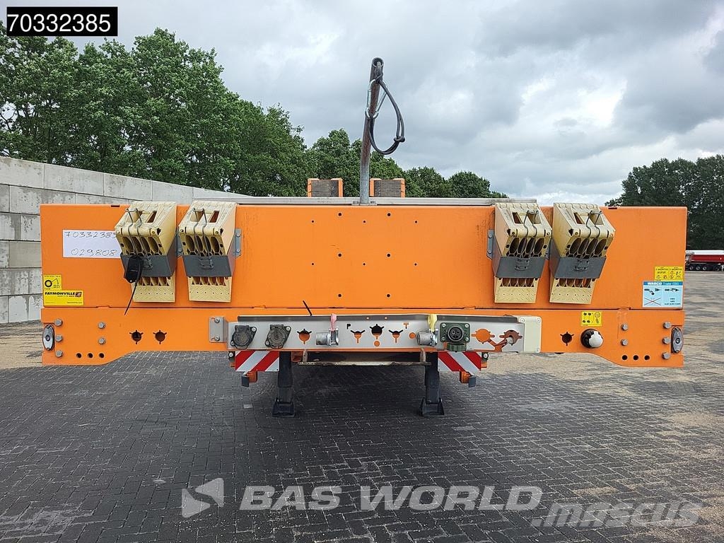 Faymonville F-S43-1AAF 3 axles Like new! Only 6.000 kms 3x Ste Žemo iškrovimo puspriekabės
