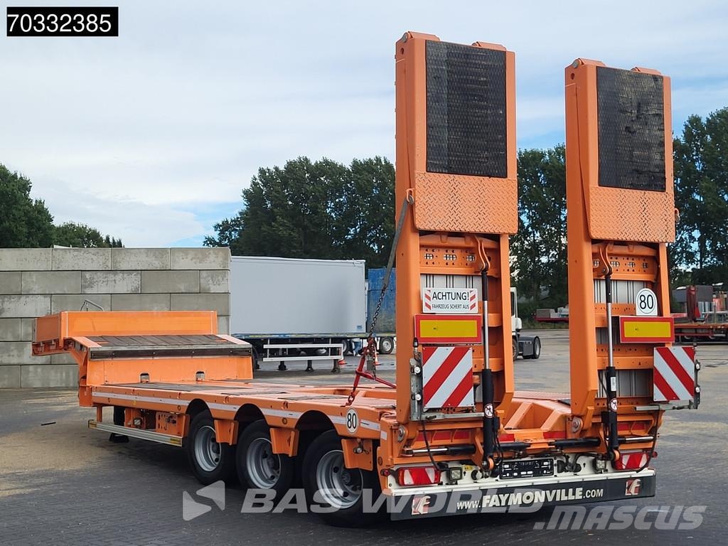 Faymonville F-S43-1AAF 3 axles Like new! Only 6.000 kms 3x Ste Žemo iškrovimo puspriekabės