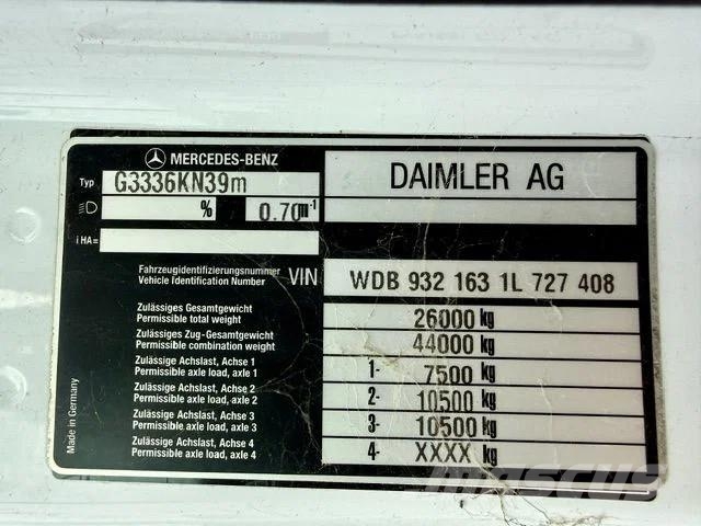 Mercedes-Benz Actros 3336 /6x4/Kipper+Fassi F155/Eu5/130tkm Автокранове