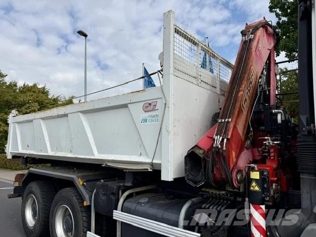 Mercedes-Benz Actros 3336 /6x4/Kipper+Fassi F155/Eu5/130tkm Автокранове