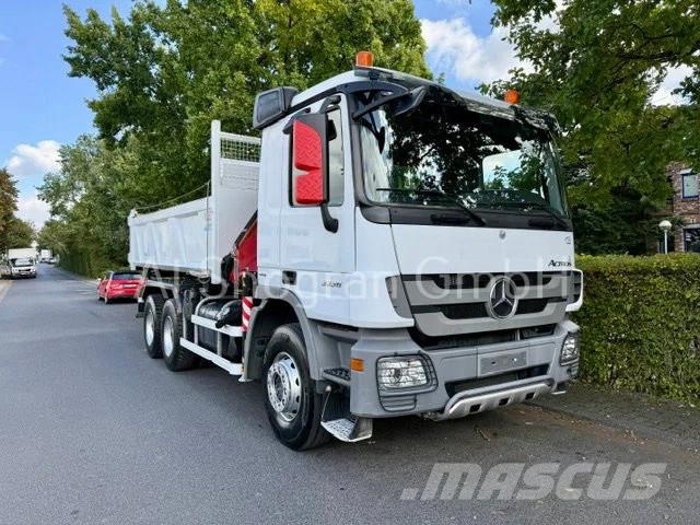 Mercedes-Benz Actros 3336 /6x4/Kipper+Fassi F155/Eu5/130tkm Autojeřáby, hydraulické ruky