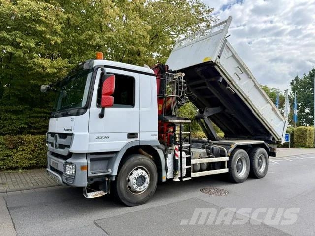Mercedes-Benz Actros 3336 /6x4/Kipper+Fassi F155/Eu5/130tkm Автокранове