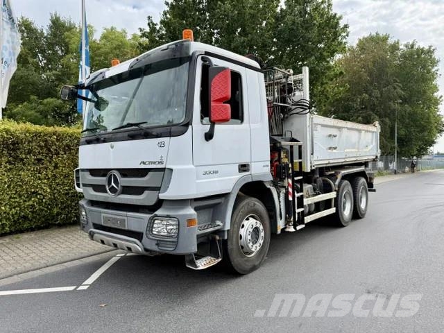 Mercedes-Benz Actros 3336 /6x4/Kipper+Fassi F155/Eu5/130tkm Автокранове