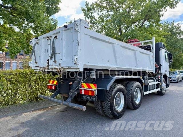Mercedes-Benz Actros 3336 /6x4/Kipper+Fassi F155/Eu5/130tkm Autojeřáby, hydraulické ruky