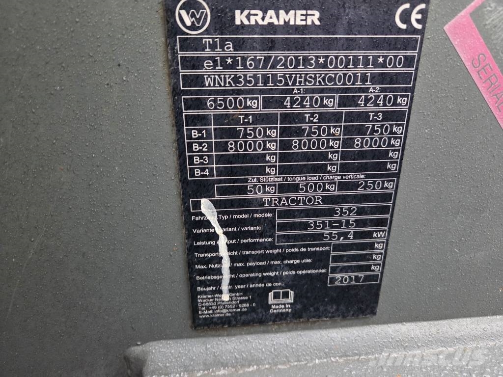 Kramer 8085 Tekerlekli yükleyiciler