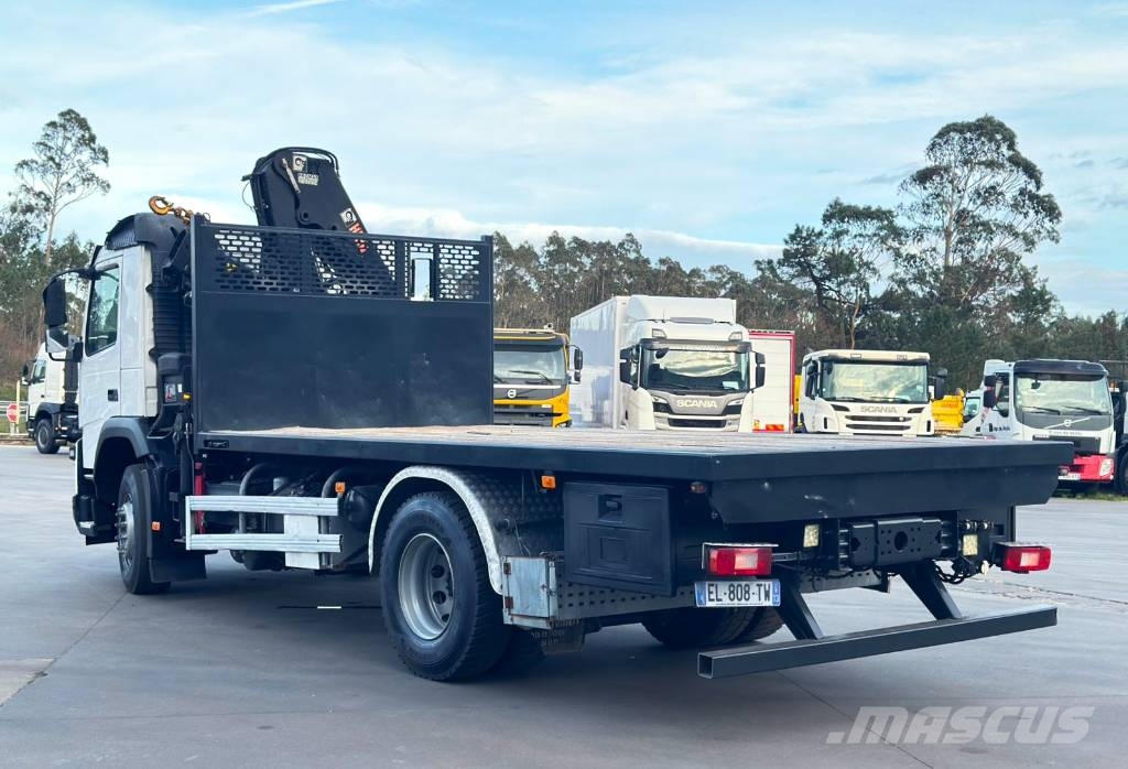 Volvo FMX 330 + Hiab 122 Lastbil med lad/Flatbed