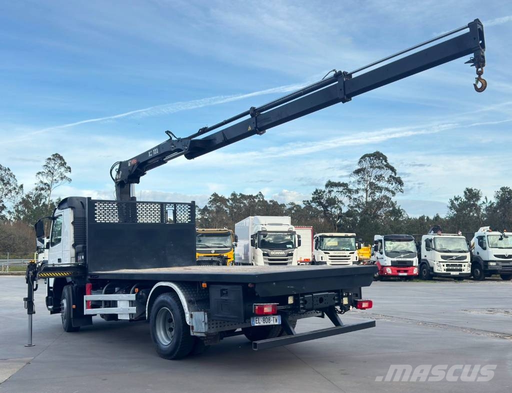 Volvo FMX 330 + Hiab 122 Lastbil med lad/Flatbed