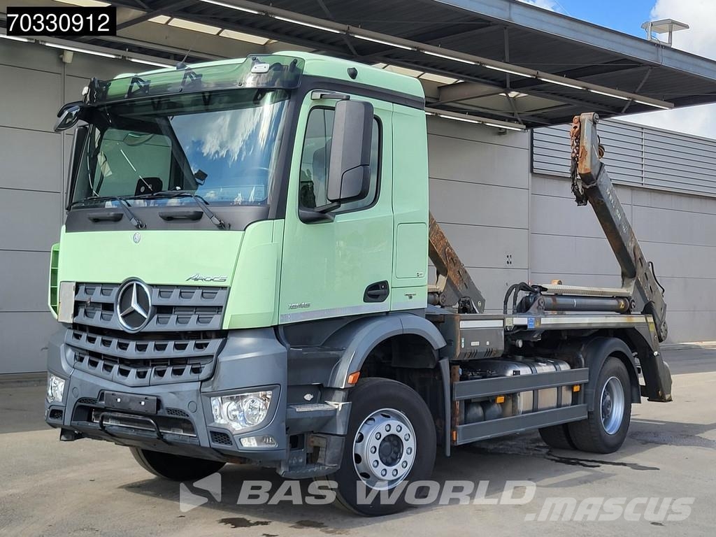 Mercedes-Benz Arocs 1845 4X2 Meiller AK12LT skiploader Automatic Nostovarsi-vaihtolavakuorma-autot