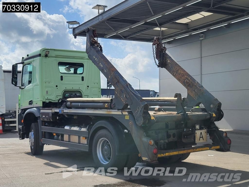Mercedes-Benz Arocs 1845 4X2 Meiller AK12LT skiploader Automatic Nostovarsi-vaihtolavakuorma-autot