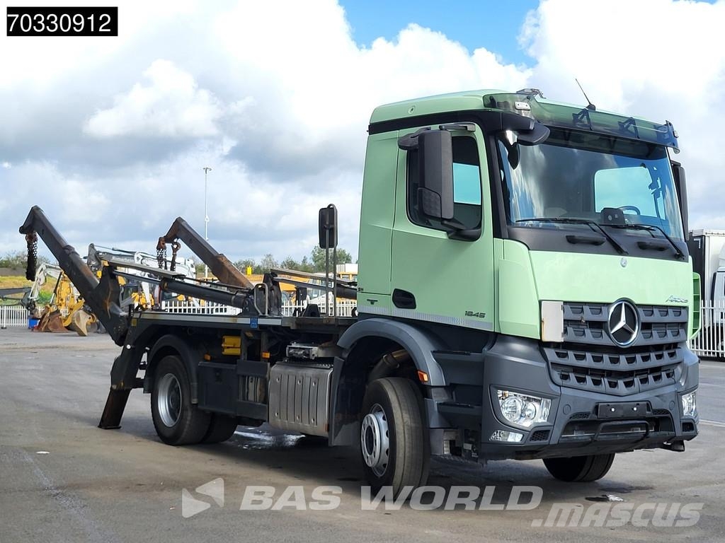 Mercedes-Benz Arocs 1845 4X2 Meiller AK12LT skiploader Automatic Nostovarsi-vaihtolavakuorma-autot