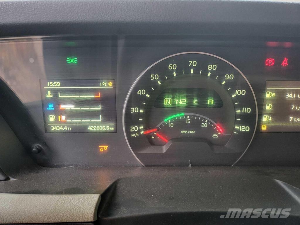 Volvo FH500 6X2 PALIFT + HMF 2120 K5 شاحنات الرافعات الخطافية