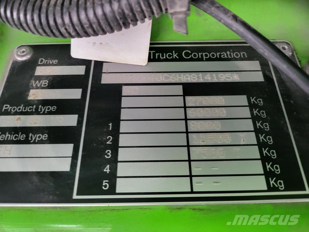 Volvo FH500 6X2 PALIFT + HMF 2120 K5 شاحنات الرافعات الخطافية