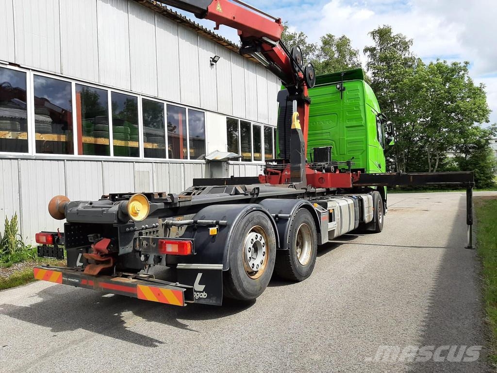 Volvo FH500 6X2 PALIFT + HMF 2120 K5 شاحنات الرافعات الخطافية