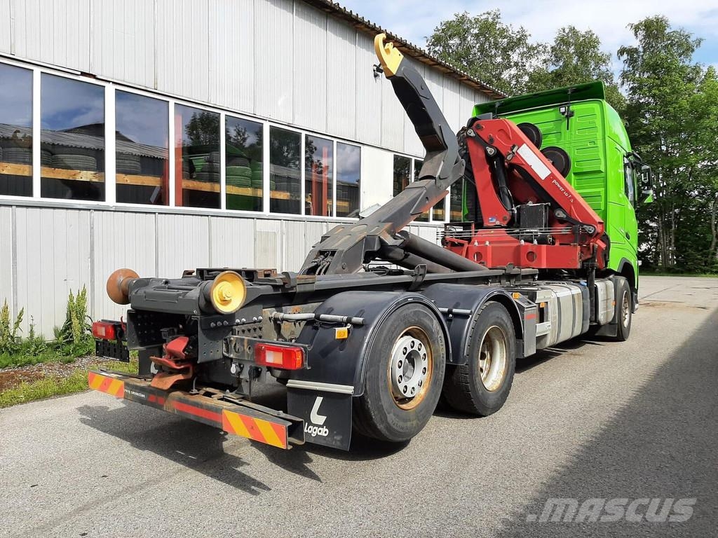 Volvo FH500 6X2 PALIFT + HMF 2120 K5 شاحنات الرافعات الخطافية