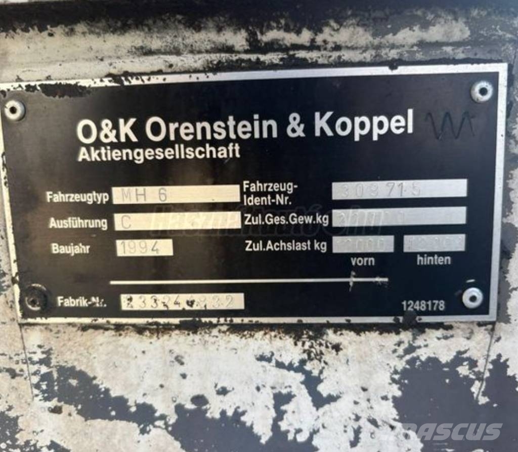 O&K MH 6 Bageri točkaši