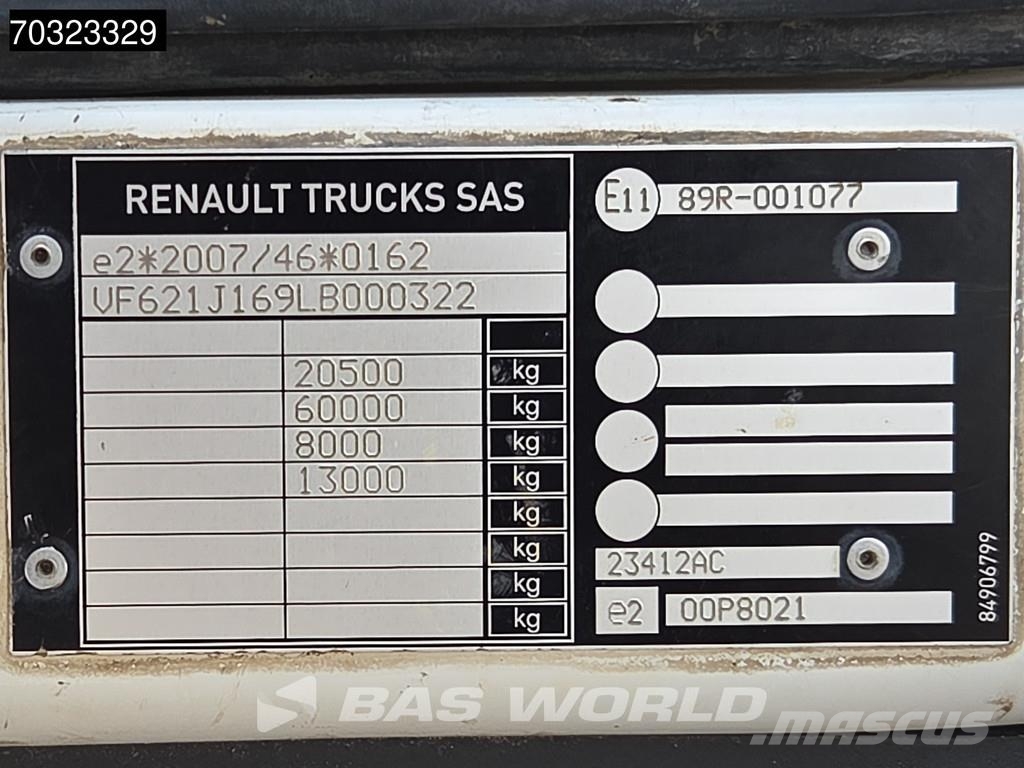 Renault C 430 C 4X2 Portacontenedores Cadenas Cambio Autom Camiones portacubetas
