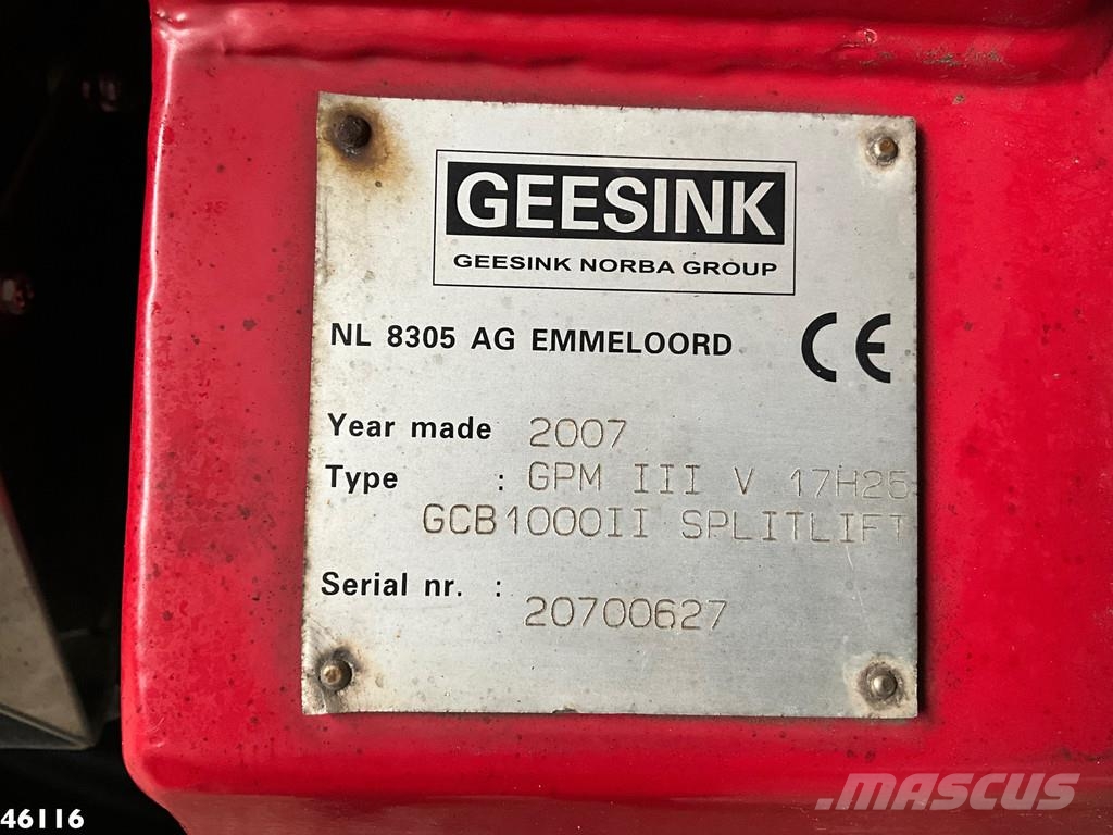 DAF FAG 75 CF 250 Geesink 17m³ Camiones de basura