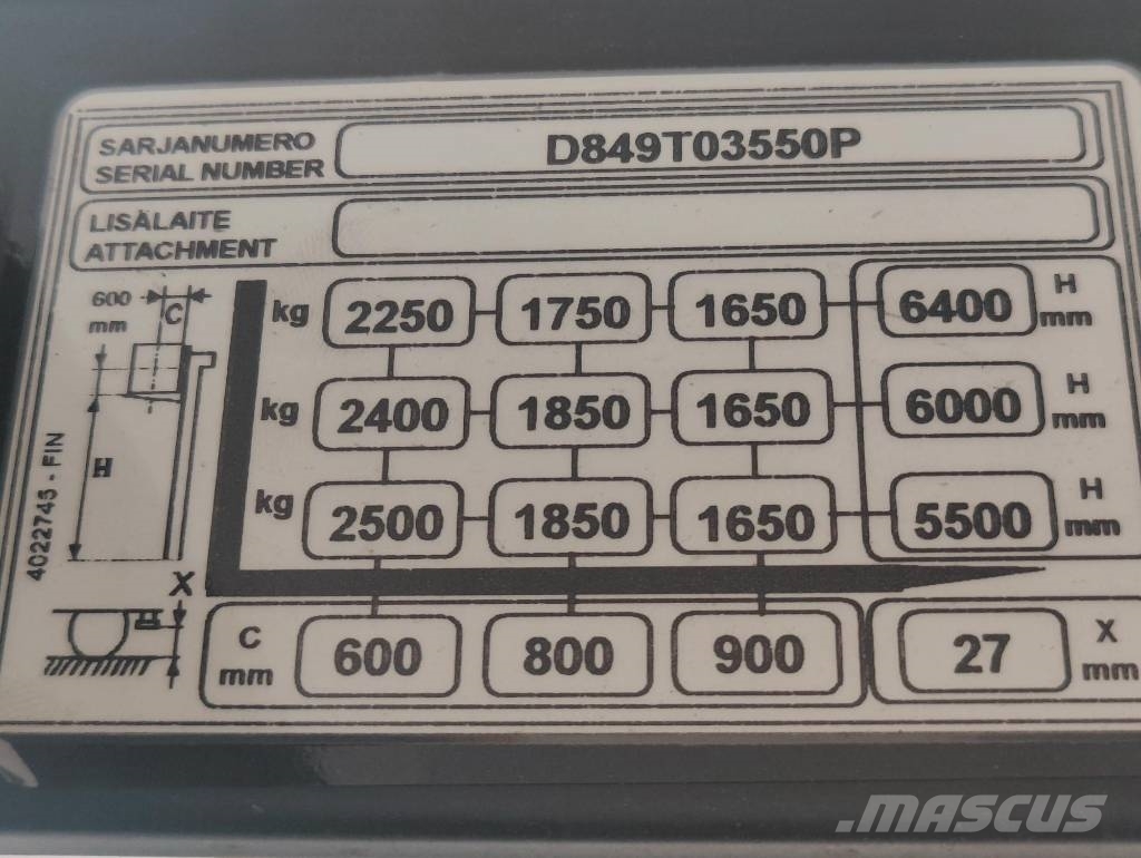 Yale MR25-14 (Vuokralla) Ανυψωτικά στενών δρόμων