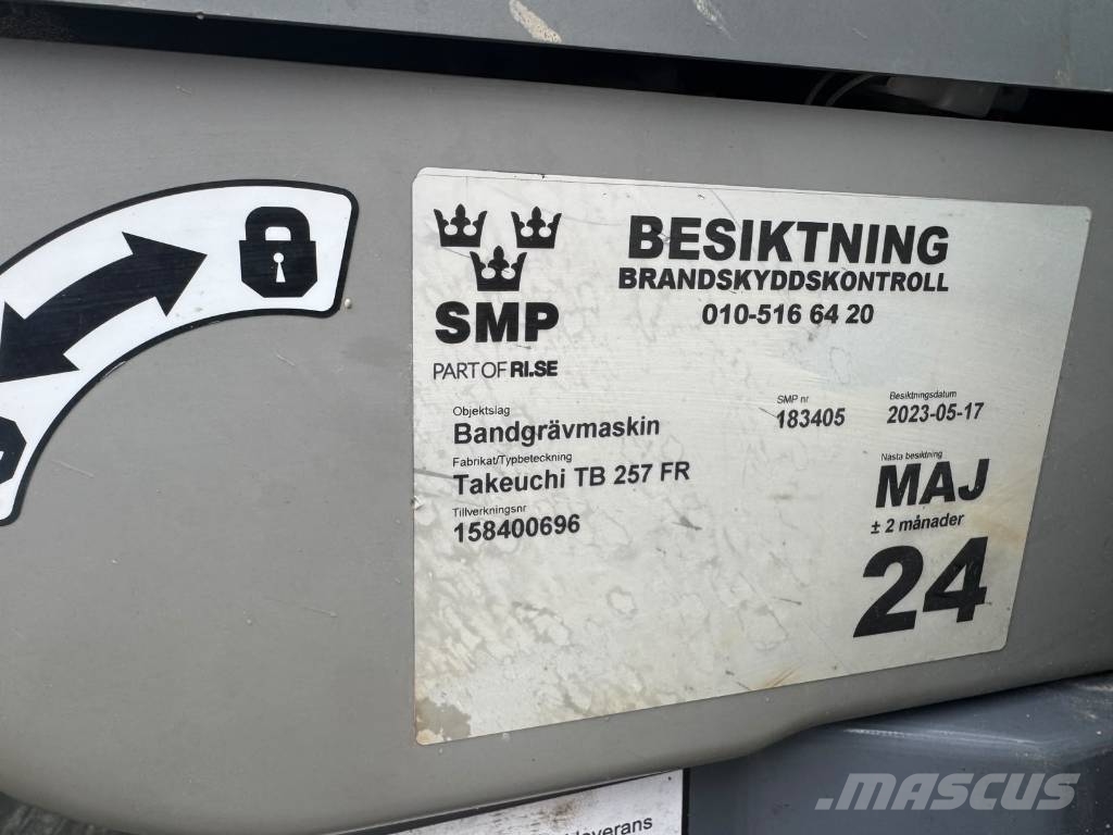 Takeuchi TB 257 FR Mini ekskavatori < 7 t