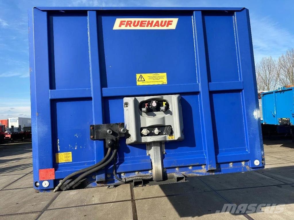 Fruehauf MET 3 AXLE SAF + HIAB 122E - 3 HIDUO + REMOTE CONT 플랫베드/드롭사이드 세미 트레일러