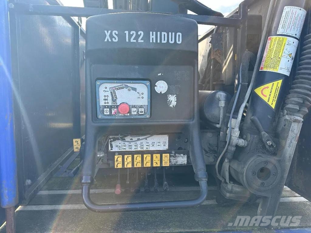 Fruehauf MET 3 AXLE SAF + HIAB 122E - 3 HIDUO + REMOTE CONT 플랫베드/드롭사이드 세미 트레일러