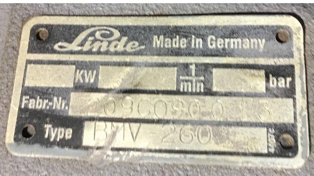 Linde BMV 260 هيدروليات