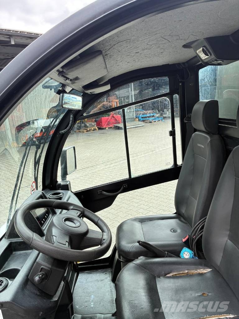 Goupil G4 elektrische wagen met afval container Camion dei rifiuti