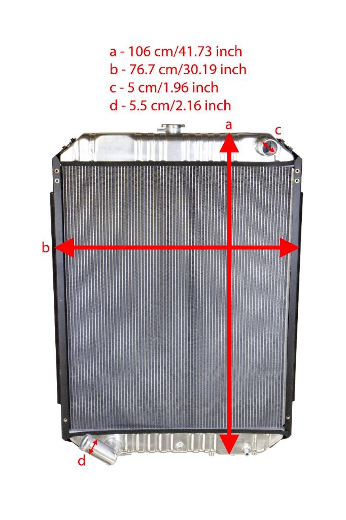 Hyundai Water Radiator 11N5-40021 Radiatoriai