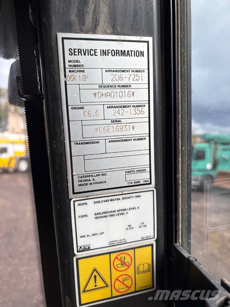 CAT D6KLGP Kāpurķēžu buldozeri