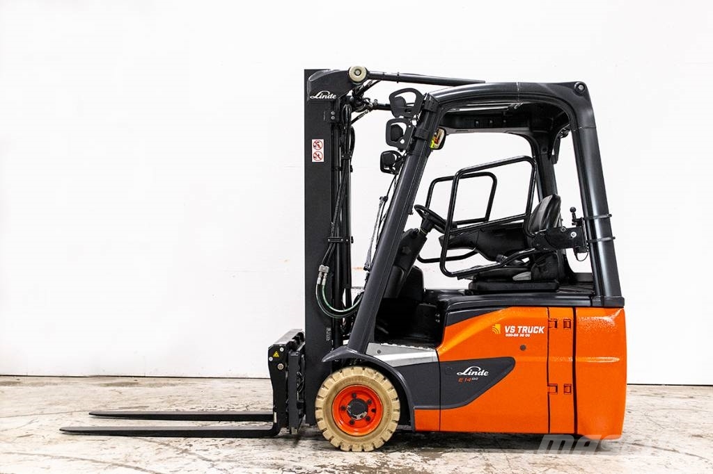 Linde E 14-02, smidig motviktstruck med non-marking däck Ηλεκτρικά περονοφόρα ανυψωτικά κλαρκ