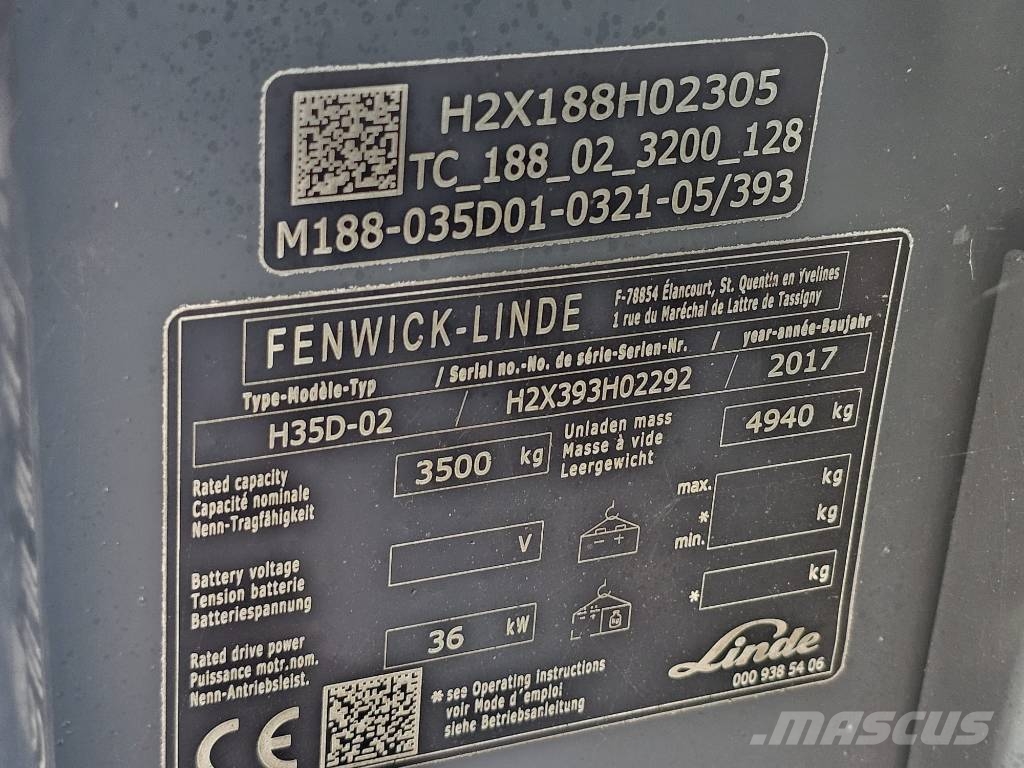 Linde H35D-02 Chariots diesel
