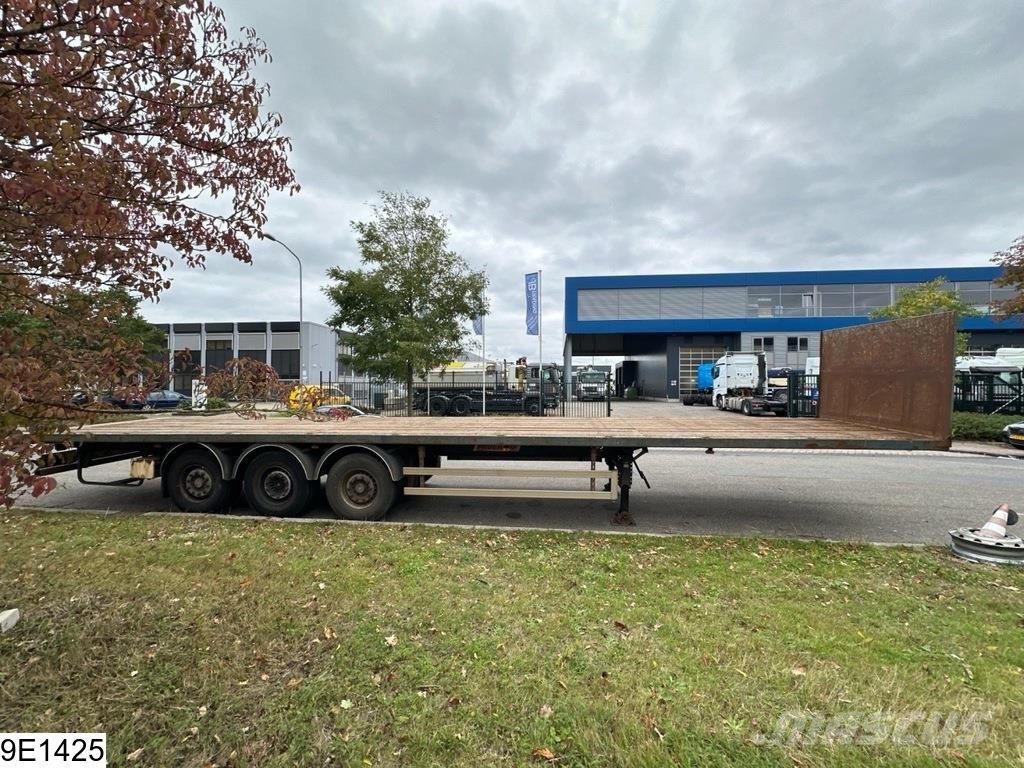 Fruehauf open laadbak Lifting axle Vlakke laadvloeren