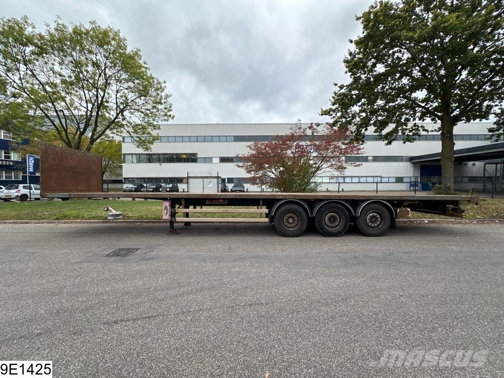 Fruehauf open laadbak Lifting axle Vlakke laadvloeren