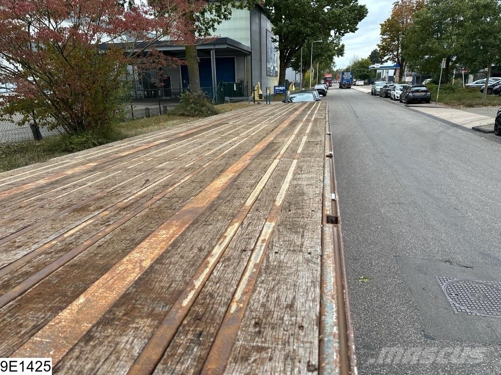 Fruehauf open laadbak Lifting axle Vlakke laadvloeren