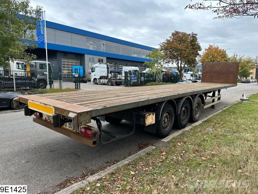 Fruehauf open laadbak Lifting axle Vlakke laadvloeren