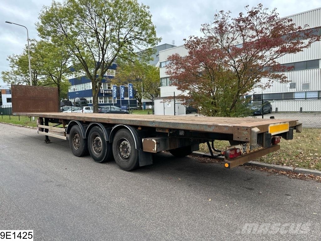 Fruehauf open laadbak Lifting axle Vlakke laadvloeren