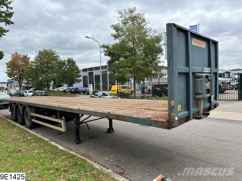 Fruehauf open laadbak Lifting axle Vlakke laadvloeren