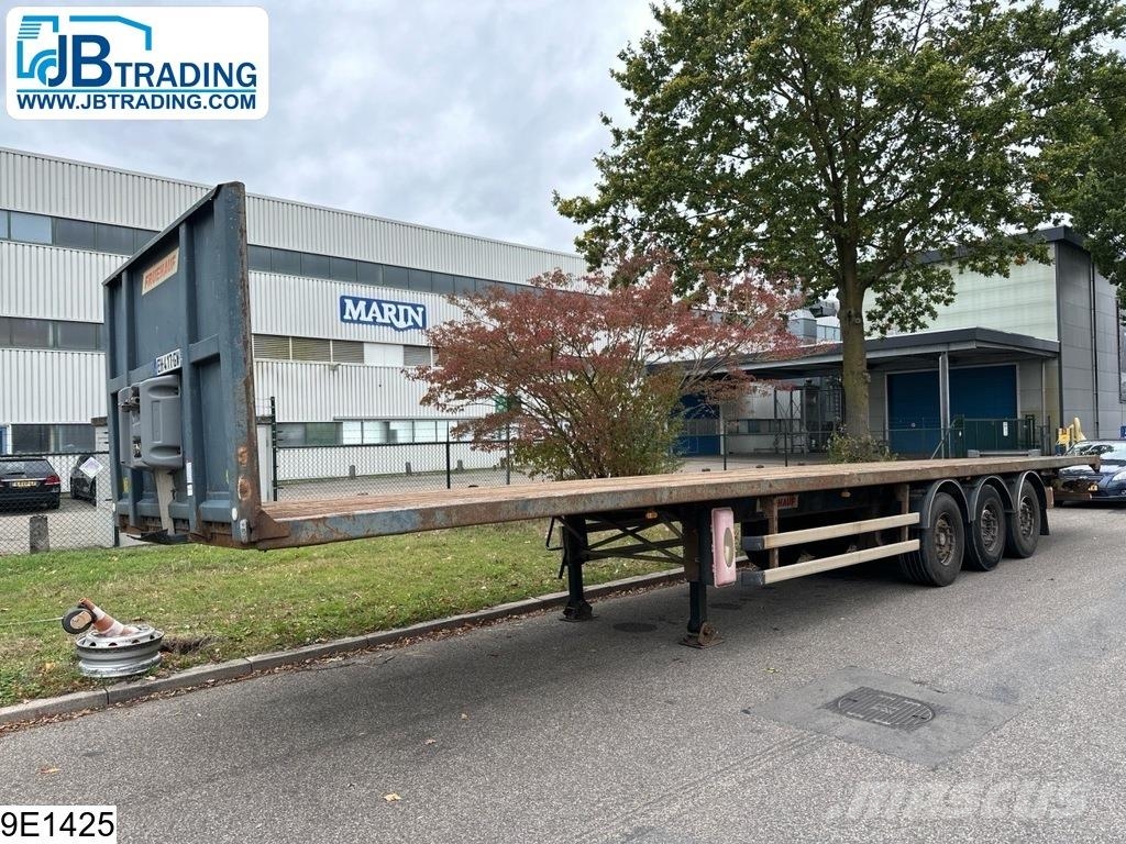 Fruehauf open laadbak Lifting axle Vlakke laadvloeren