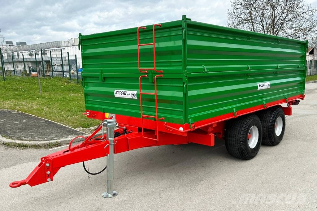 Bicchi PKT 12T  Kmetijska prikolica tandem Sklápěcí přívěsy