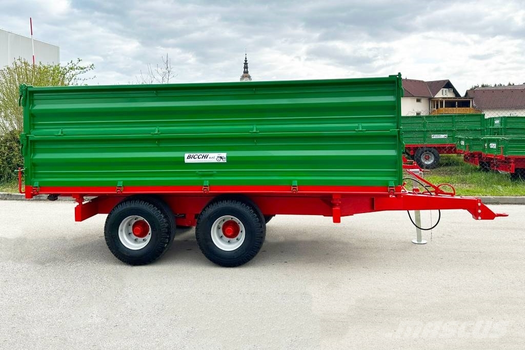 Bicchi PKT 12T  Kmetijska prikolica tandem Sklápěcí přívěsy