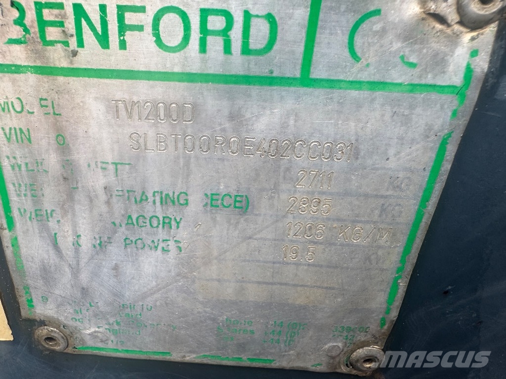 Terex Benford TV 1200 Катки тротуарные