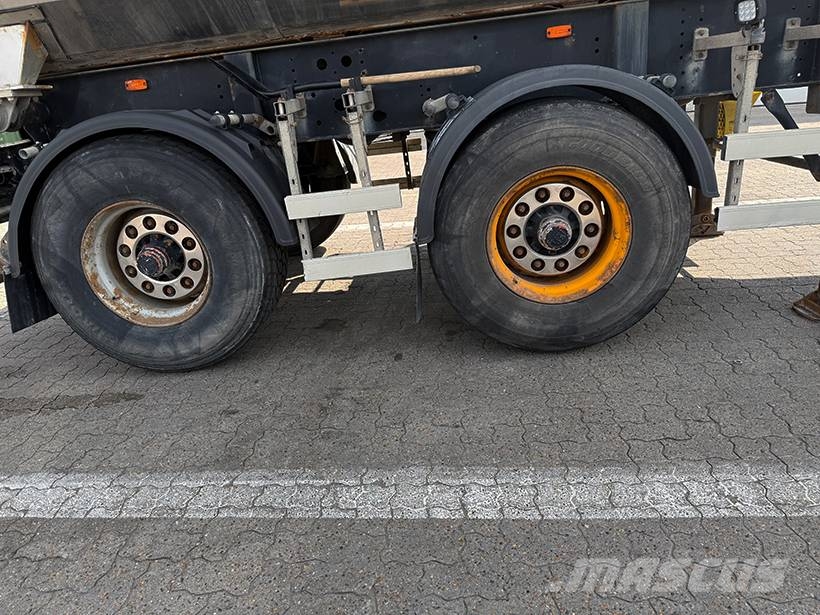 HK TIPPER 2 achse Tipper / 2 axle Alukastenmulde Kipper 25m3 Savivartės puspriekabės