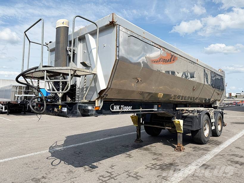 HK TIPPER 2 achse Tipper / 2 axle Alukastenmulde Kipper 25m3 Savivartės puspriekabės