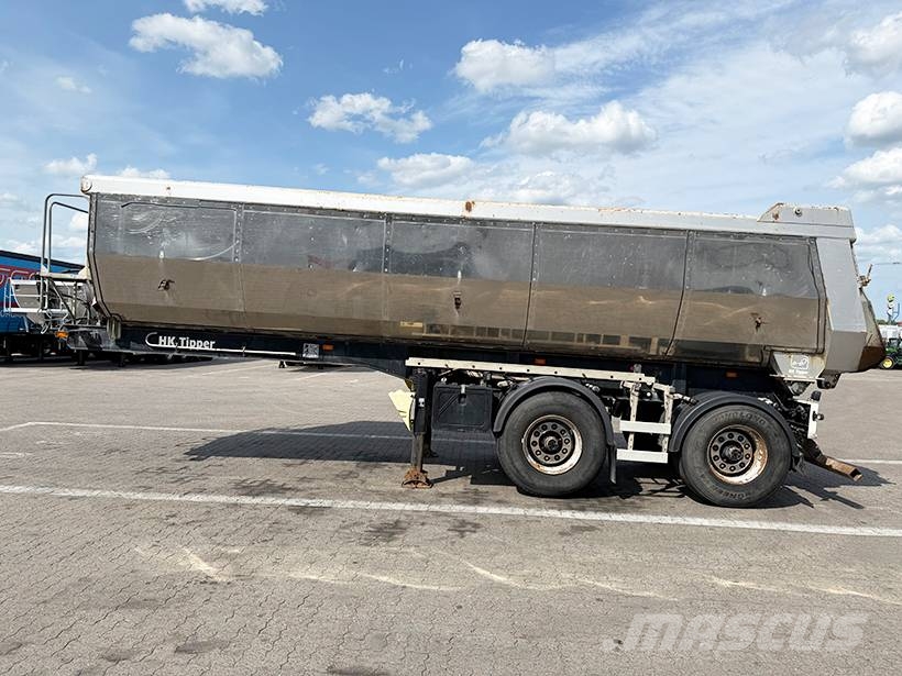 HK TIPPER 2 achse Tipper / 2 axle Alukastenmulde Kipper 25m3 Savivartės puspriekabės