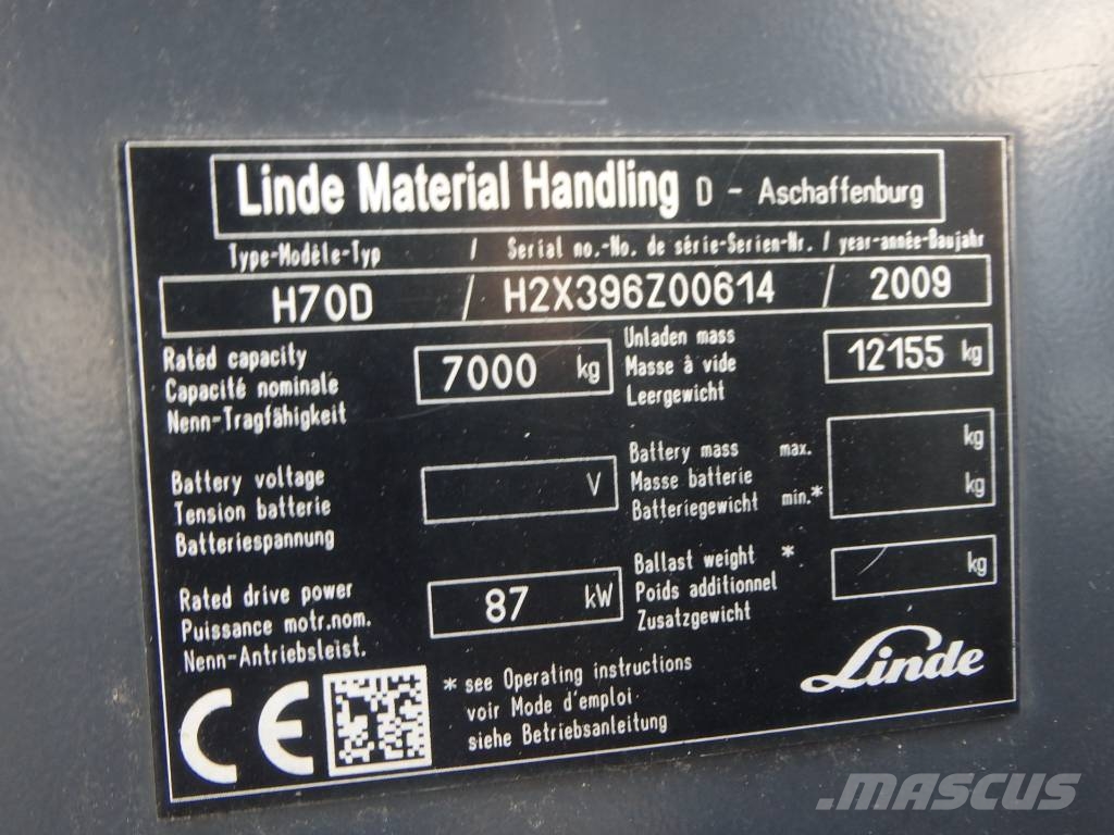 Linde H 70 D Carretillas diesel